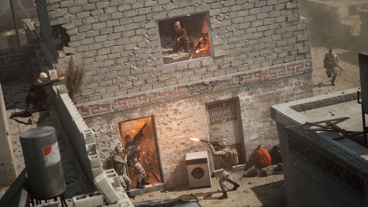 Soldado con máscara